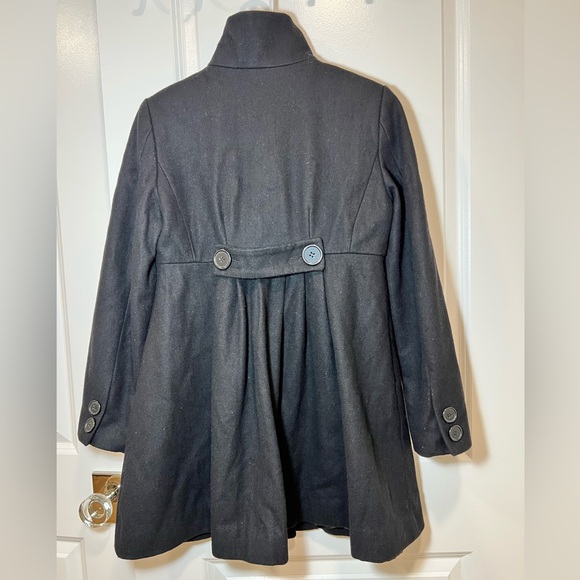 bebe Classic Black Pea Coat for Women size xs - Picture 4 of 4